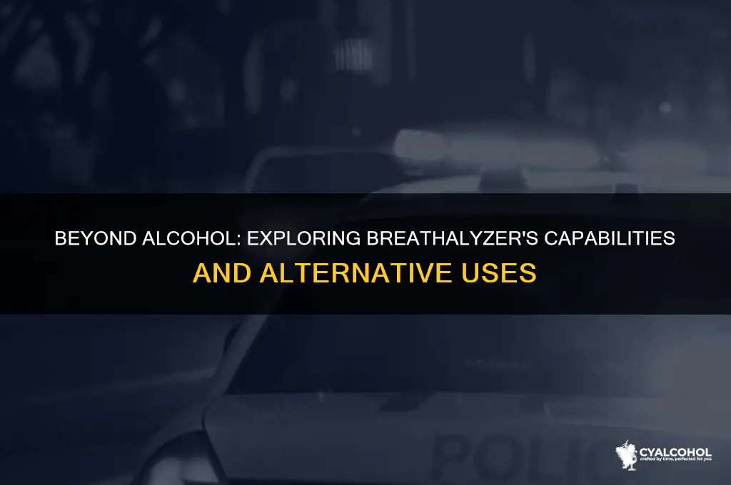is a breathalyzer only for alcohol