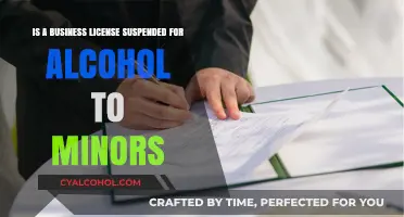 Business License Suspension for Selling Alcohol to Minors