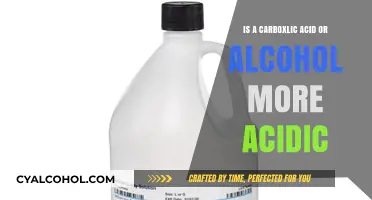 What's More Acidic: Carboxylic Acids or Alcohols?