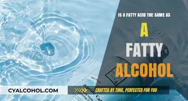 Fatty Acids and Alcohols: What's the Difference?