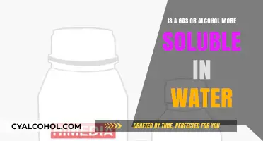Solubility Battle: Gas vs Alcohol in Water