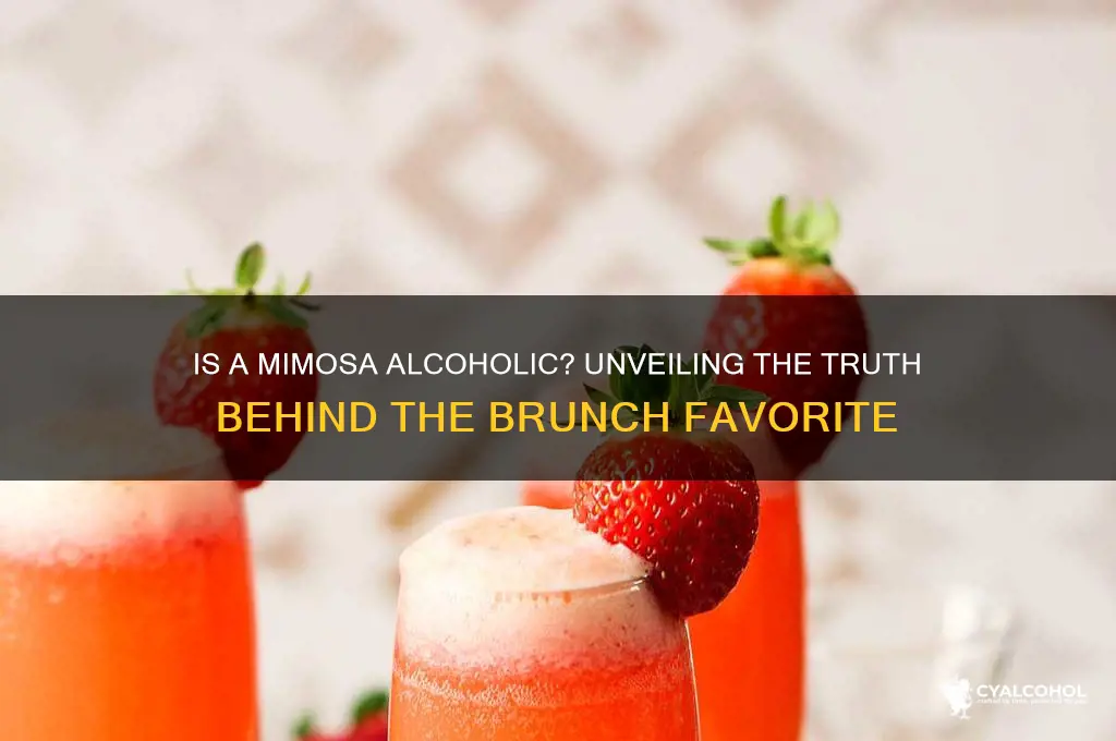 is a mimosa alcoholic