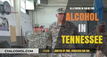 Tennessee Alcohol Laws: Paper ID Validity
