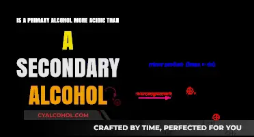 Primary vs Secondary Alcohols: Which is More Acidic?