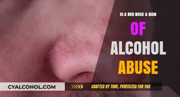 Red Nose Alert: Alcohol Abuse Sign?
