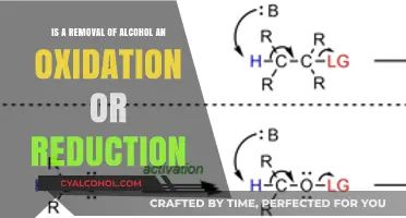 Alcohol Removal: Oxidation or Reduction?