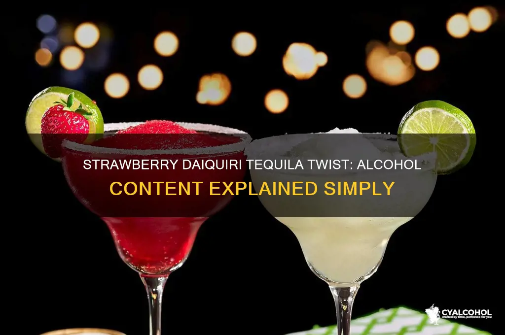 is a strawberry daquari taquila alcohol