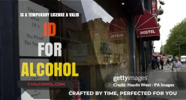 Temporary Licenses: Valid Alcohol IDs?