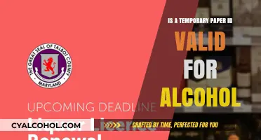 Is a Temporary Paper ID Valid for Alcohol Purchases?