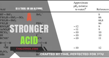 Thiol vs Alcohol: Which Acid Reigns Supreme?