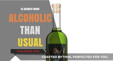 Absinthe vs. Regular Spirits: Unveiling the Alcohol Content Truth