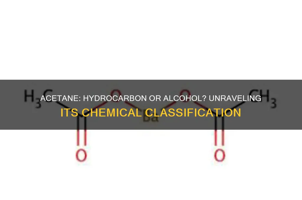 is acetane a hydrocarbon or alcohol
