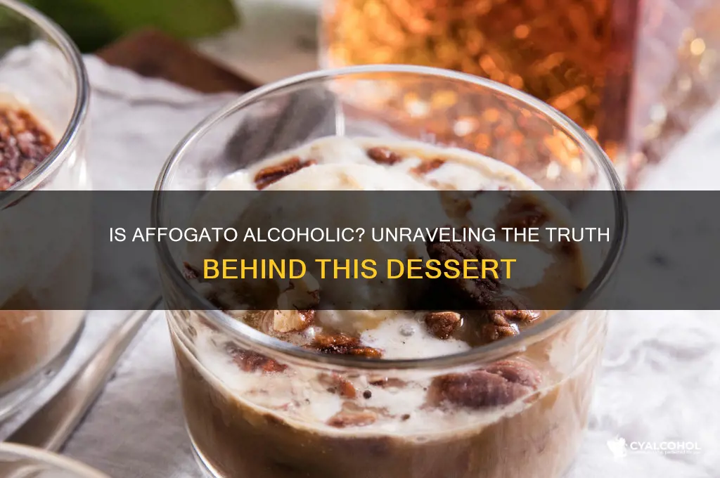 is affogato alcoholic