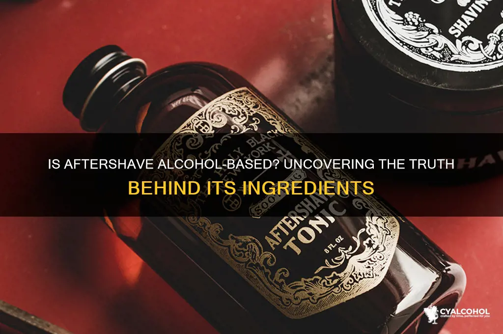is aftershave alcohol