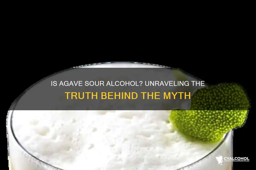 is agave sour alcohol