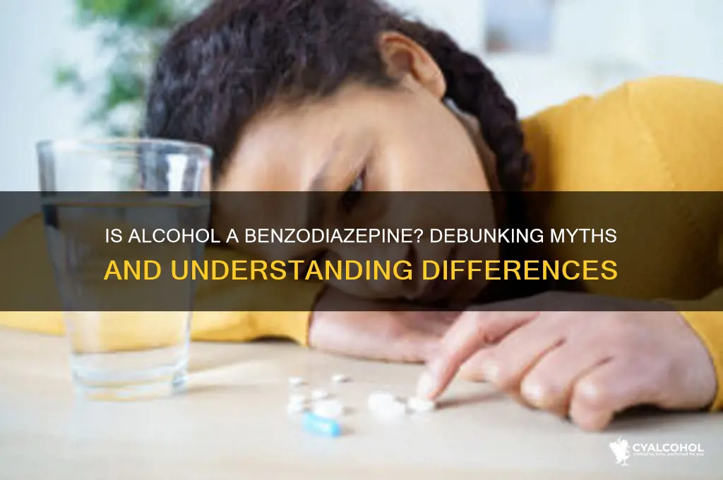 is alcohol a benzodiazepine