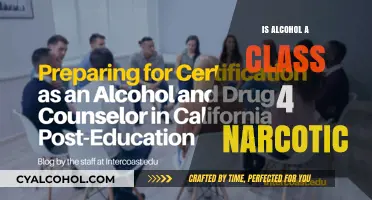 Is Alcohol Classified as a Class 4 Narcotic? Exploring the Facts