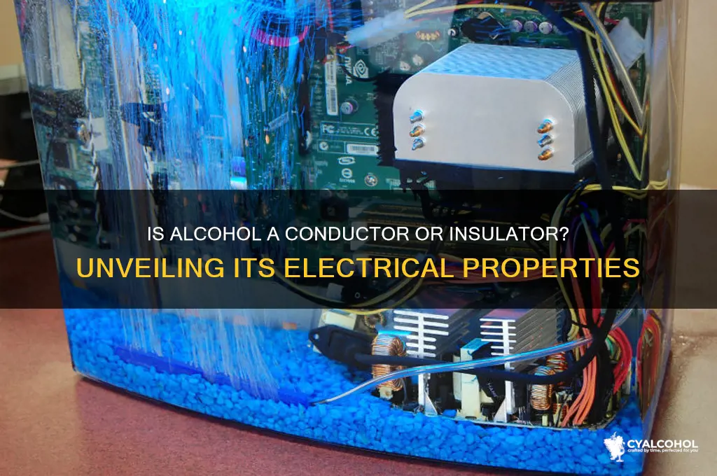 is alcohol a conductor or insulator