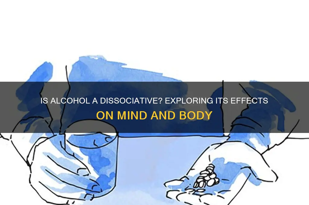 is alcohol a dissociative
