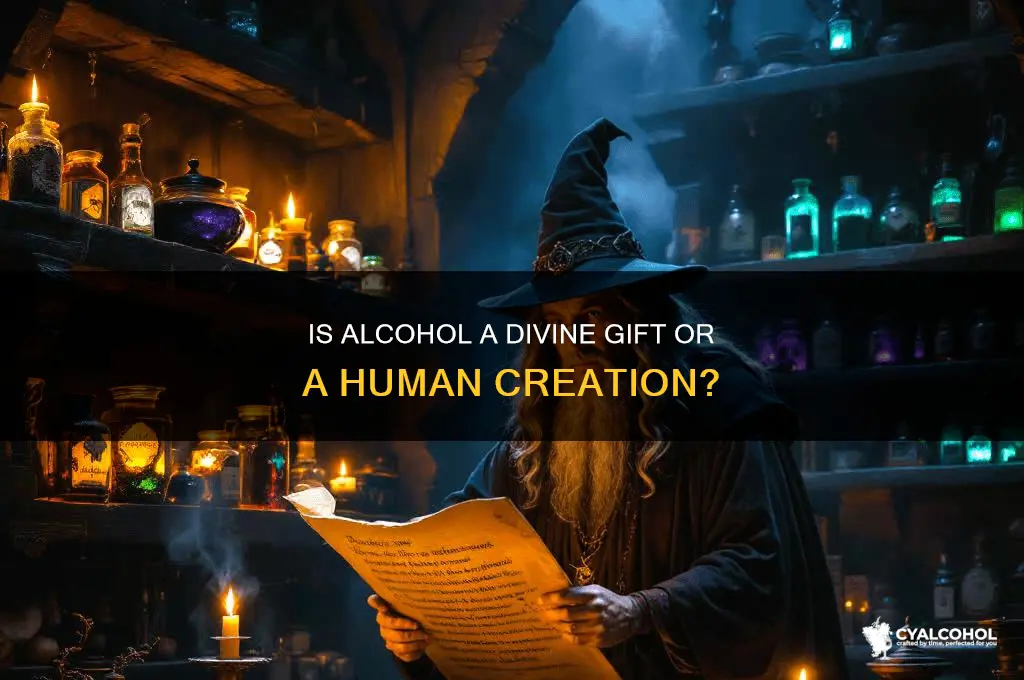 is alcohol a gift from god