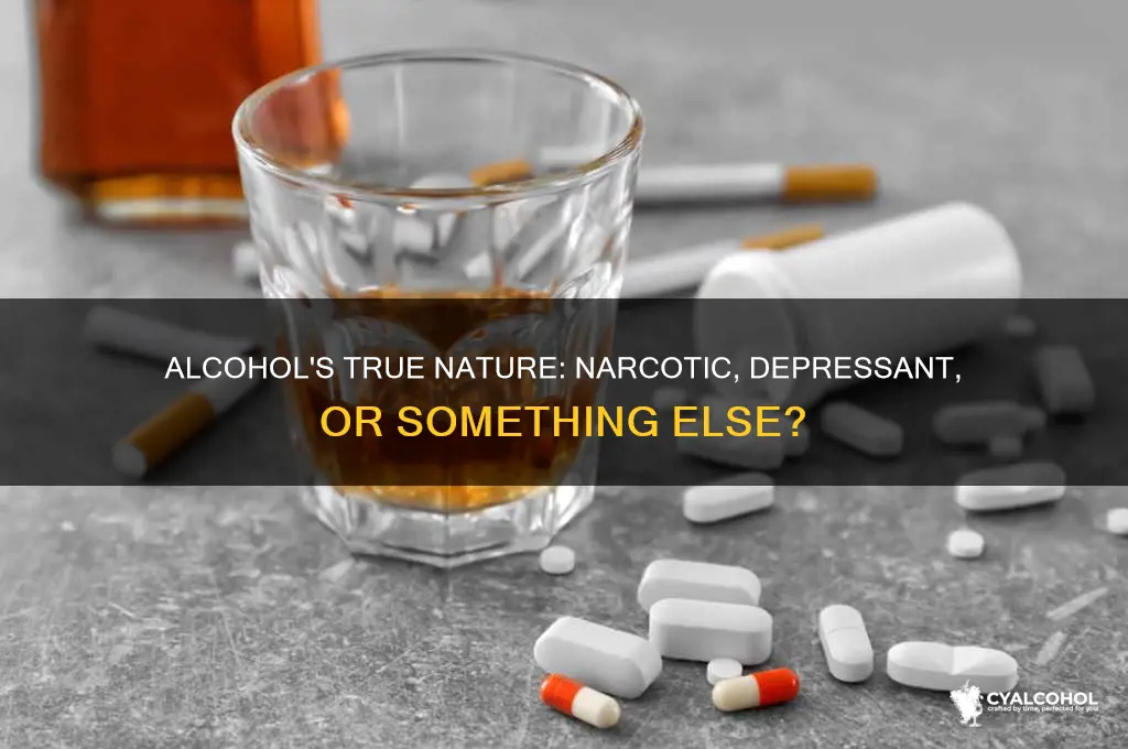 is alcohol a narcotic or depressant