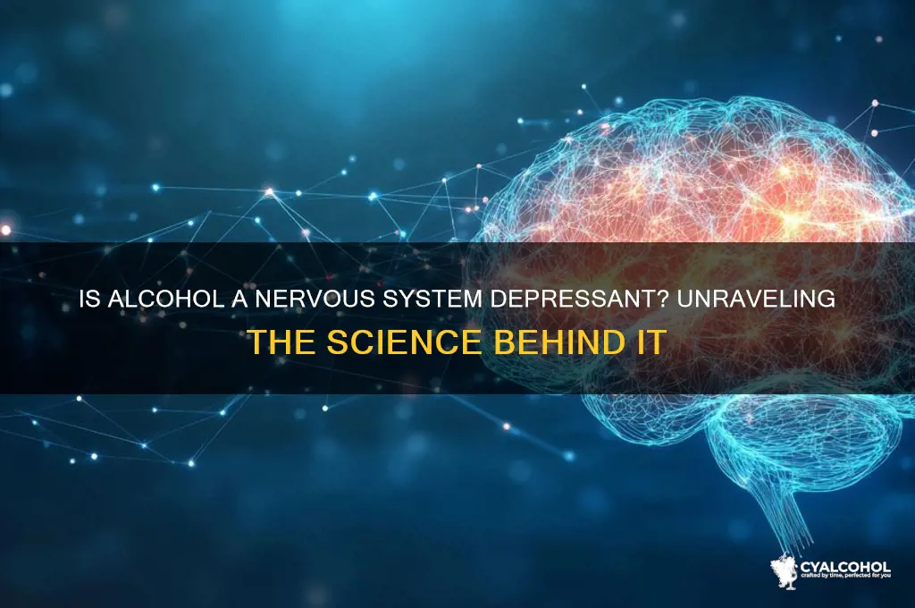 is alcohol a nervous system depressant