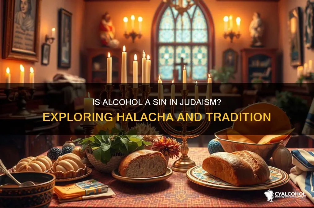 is alcohol a sin in judaism
