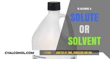 Understanding Alcohol's Role: Solute or Solvent in Chemical Solutions?