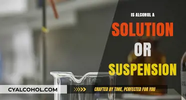 Alcohol: Solution or Suspension? Unraveling the Science Behind the Pour