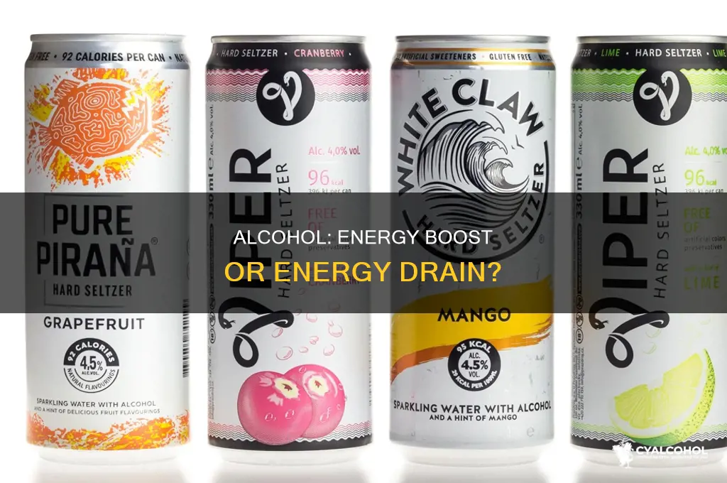 is alcohol a soposed to give you energy
