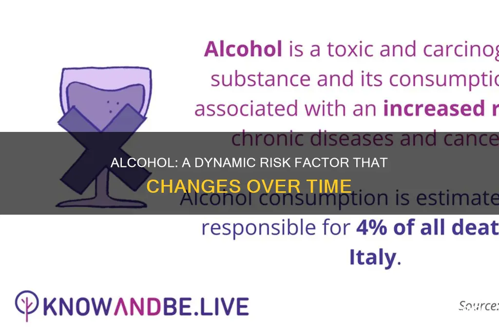 Alcohol: A Dynamic Risk Factor That Changes Over Time | CyAlcohol