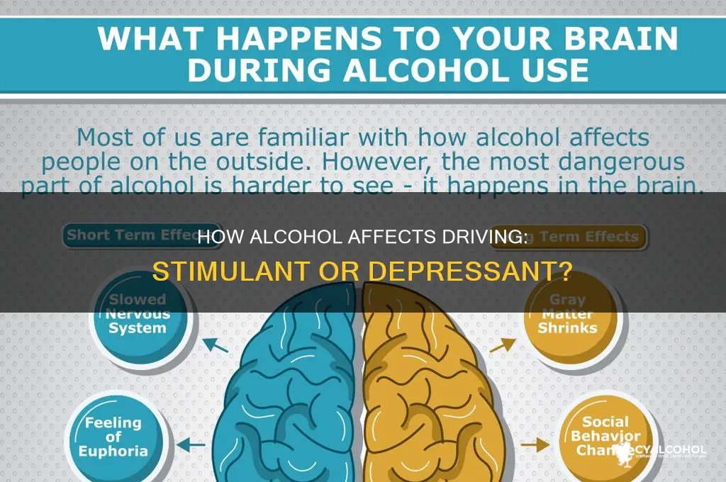 is alcohol a stimulant or depressant drivers ed