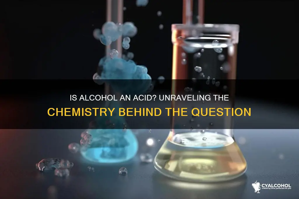 is alcohol a type of acid