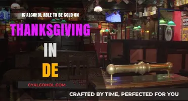 Alcohol Sales on Thanksgiving in Delaware