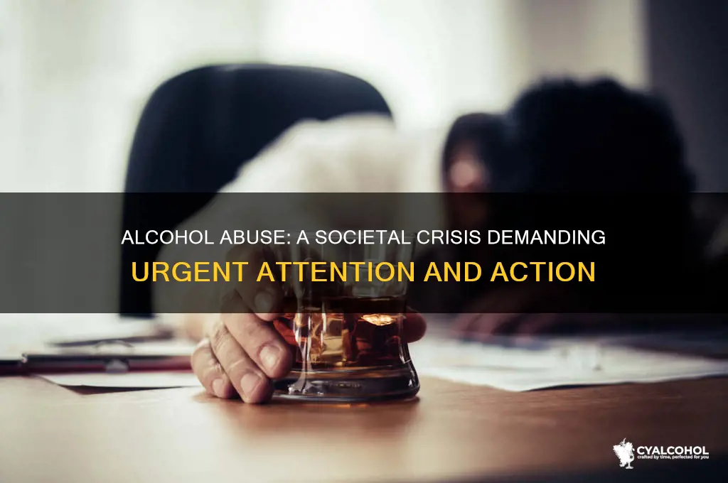 is alcohol abuse a societal problem