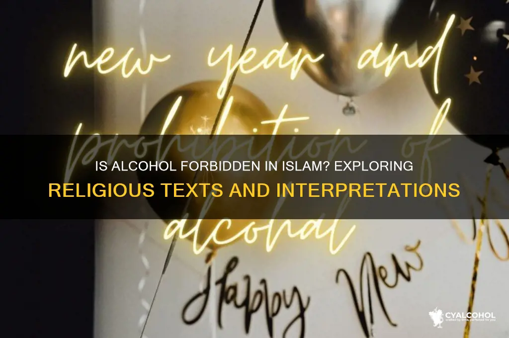 is alcohol actually forbidden in islam