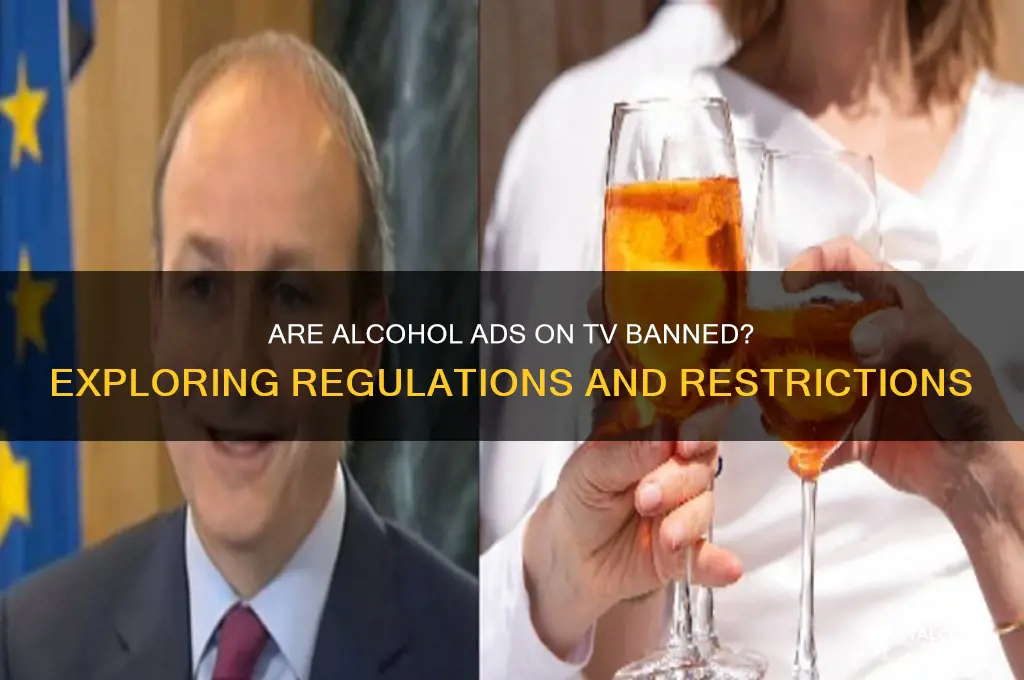 is alcohol ads on tv prohibited
