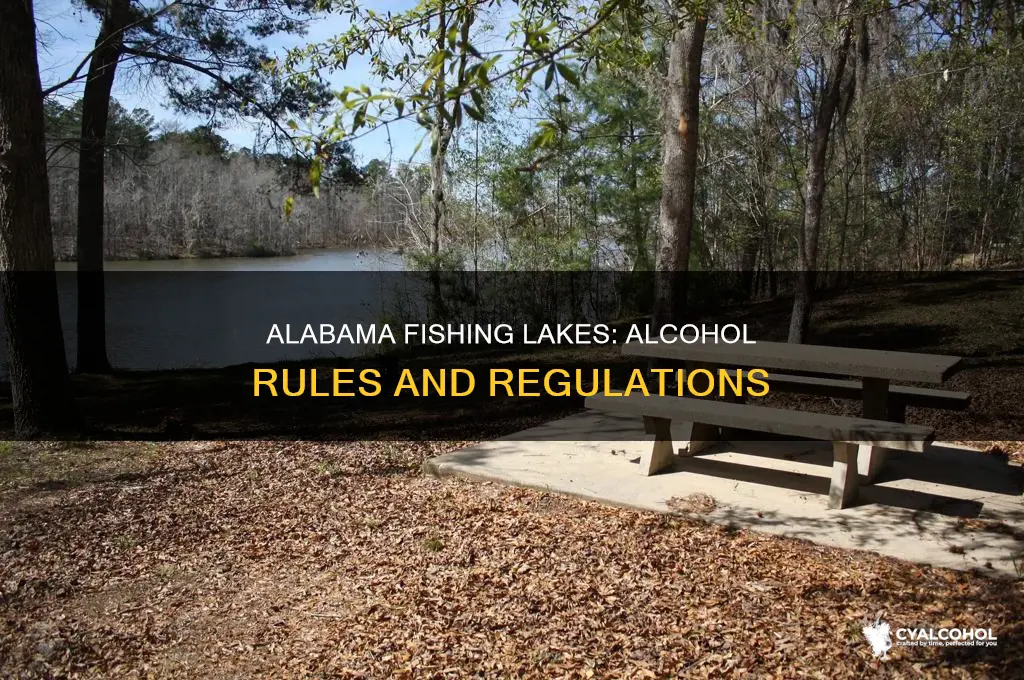 is alcohol allowed at alabama public fishing lakes