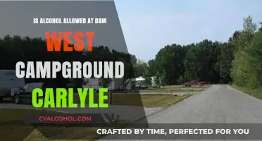 Alcohol Rules at Dam West Campground, Carlyle