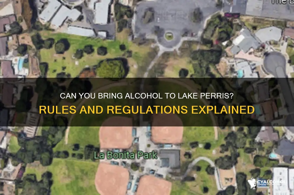 is alcohol allowed at lake perris