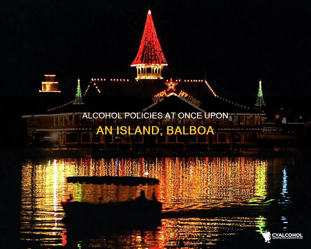 is alcohol allowed at once upon an island in balboa