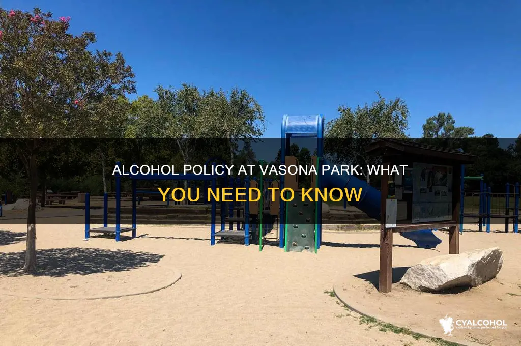 is alcohol allowed at vasona park