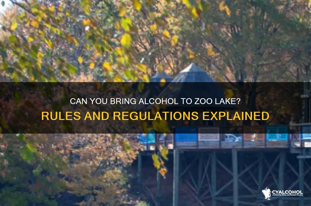 is alcohol allowed at zoo lake