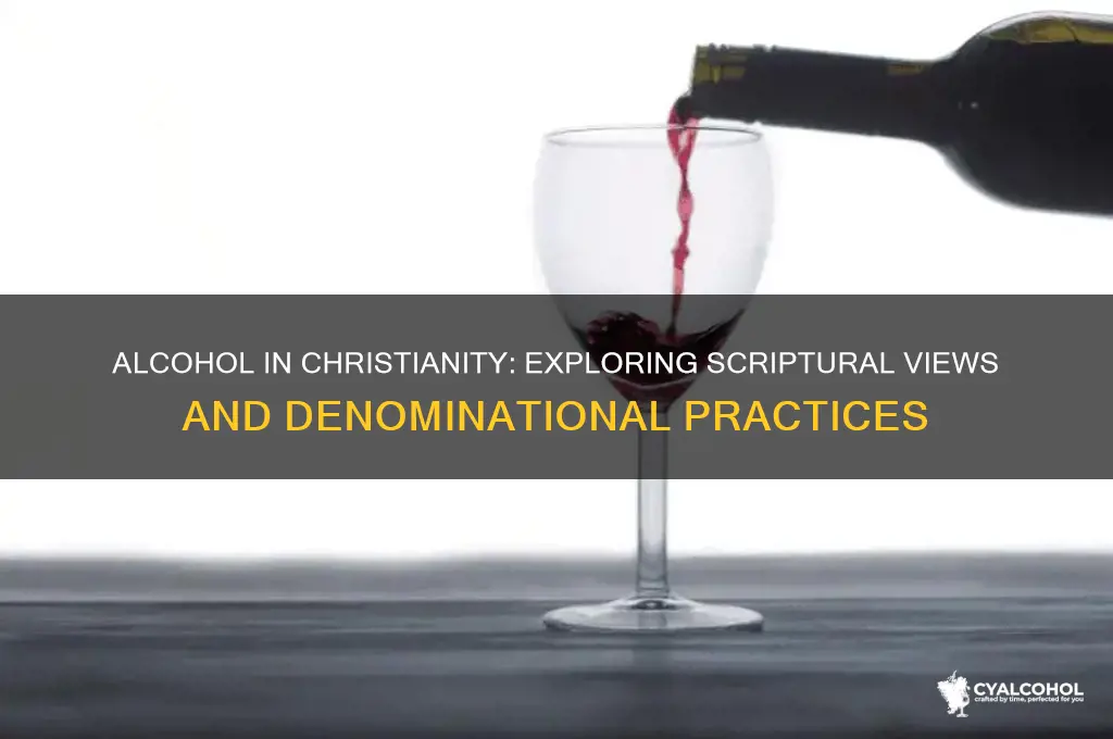 is alcohol allowed in christian religion
