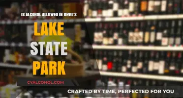 Alcohol Rules at Devil's Lake State Park