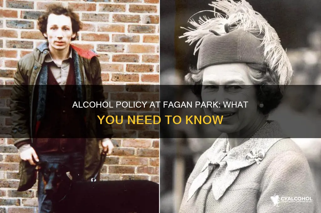 is alcohol allowed in fagan park