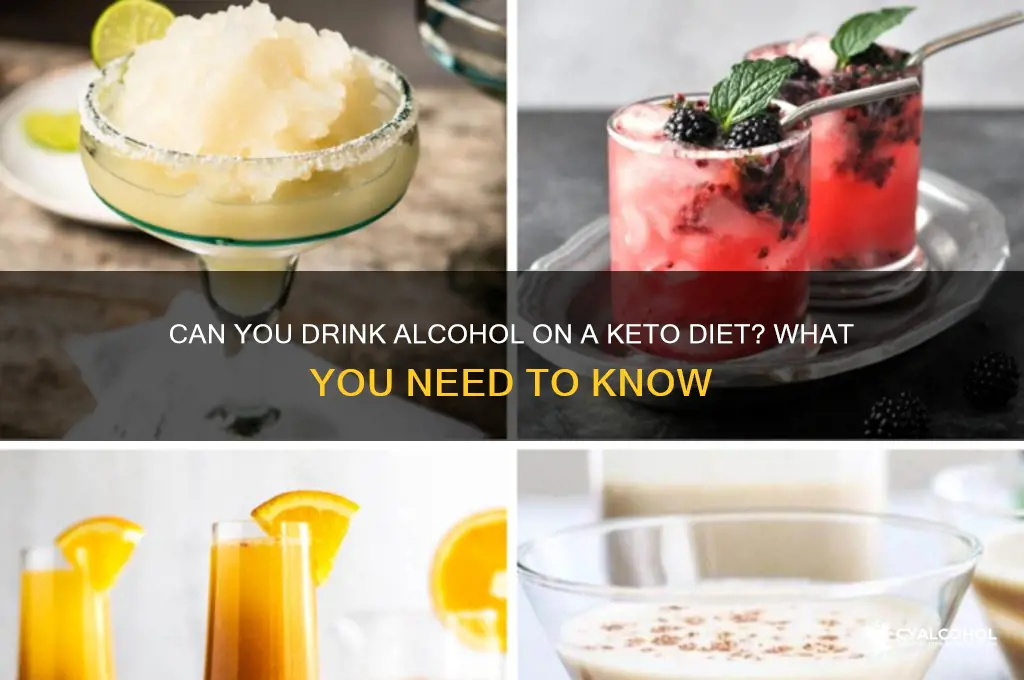 is alcohol allowed in keto diet