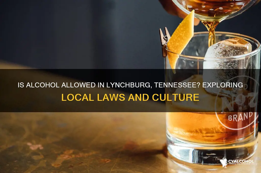 is alcohol allowed in lynchburg tenn