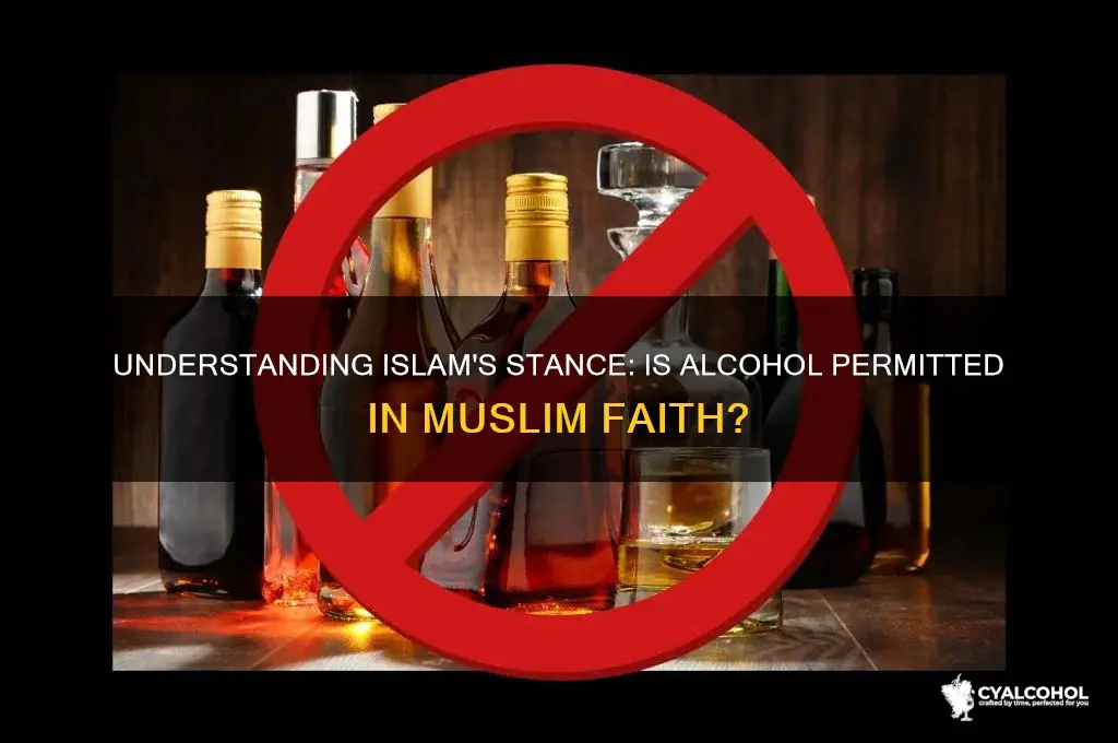 is alcohol allowed in muslim religion