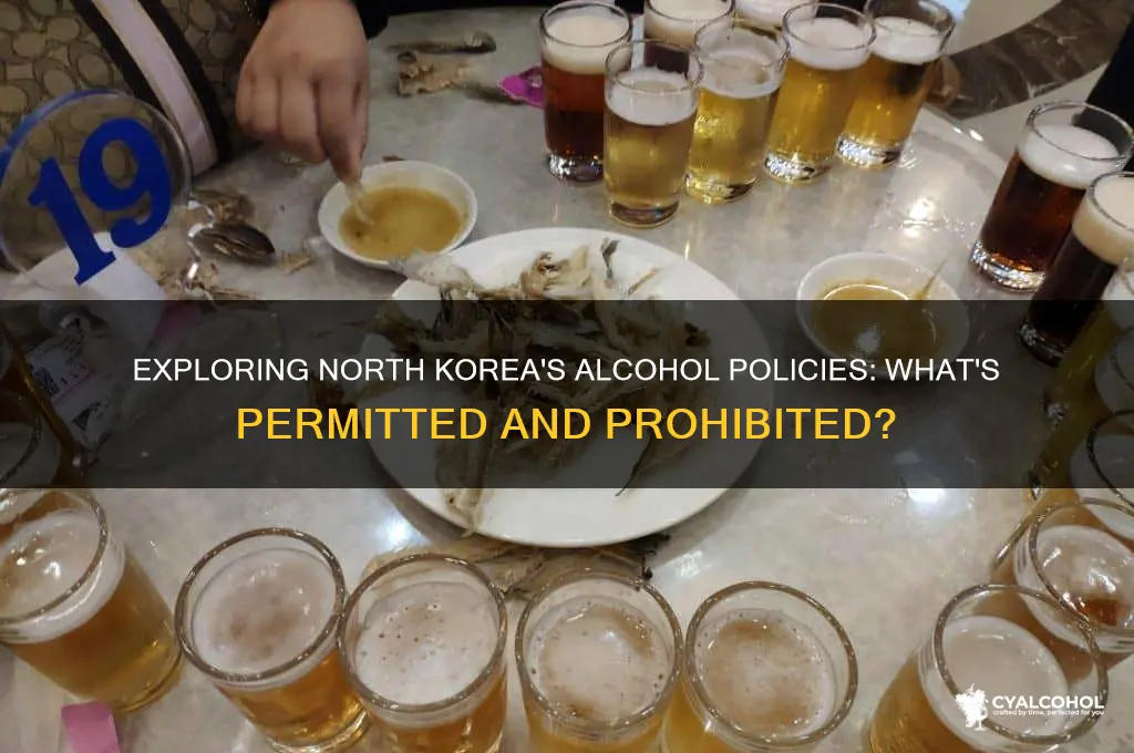 is alcohol allowed in north korea